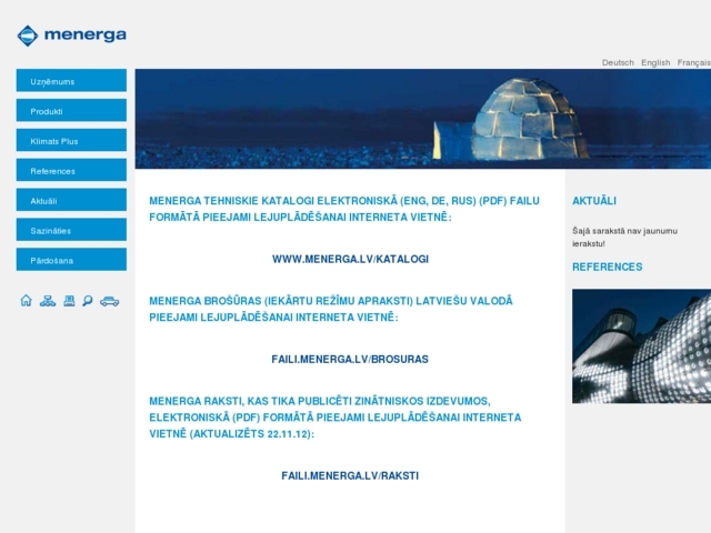 Menerga Rīga, SIA